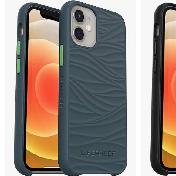 LifeProof Wake Case for iPhone 12 Mini Blue/gray w/ turquoise side button NEW - Picture 4 of 9